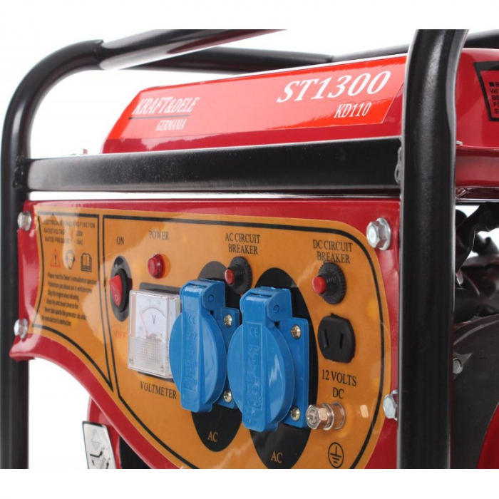 Generator curent 1.5kW 1500W 230V 12V motor benzina 3CP (KD110) [9]