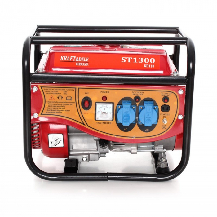 Generator curent 1.5kW 1500W 230V 12V motor benzina 3CP (KD110) [17]