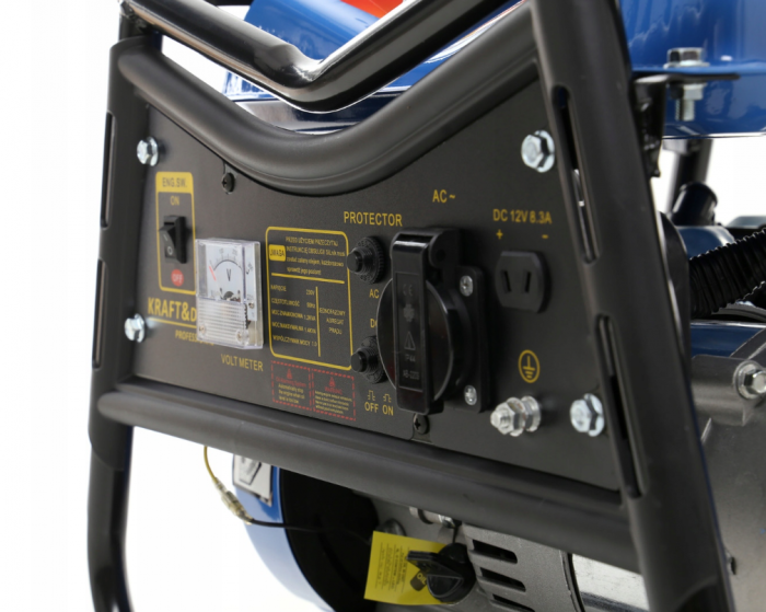 Generator curent 1.5kW 1500W 230V 12V motor benzina 3CP (KD140) [2]