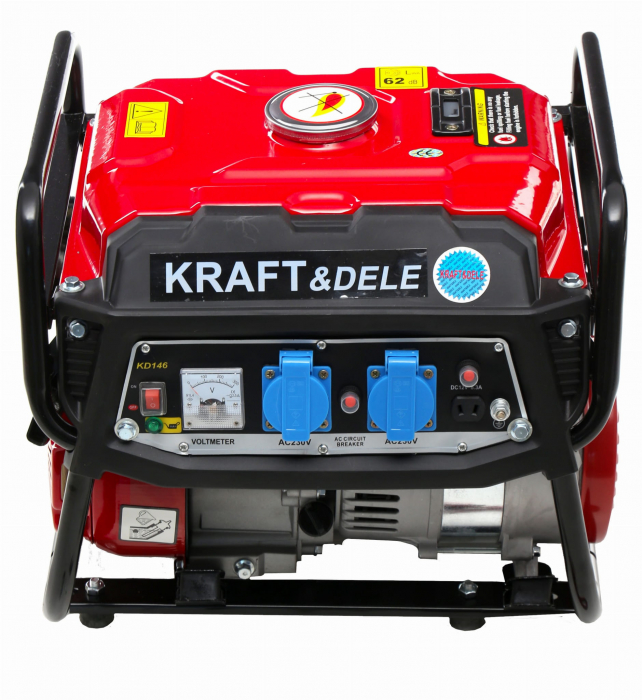 Generator curent 1.5kW 1500W 230V 12V motor benzina 3CP (KD146) [1]