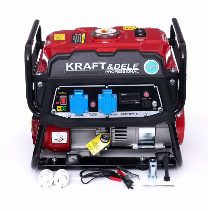 Generator curent 1.5kW 1500W 230V 12V motor benzina 3CP (KD150) [1]