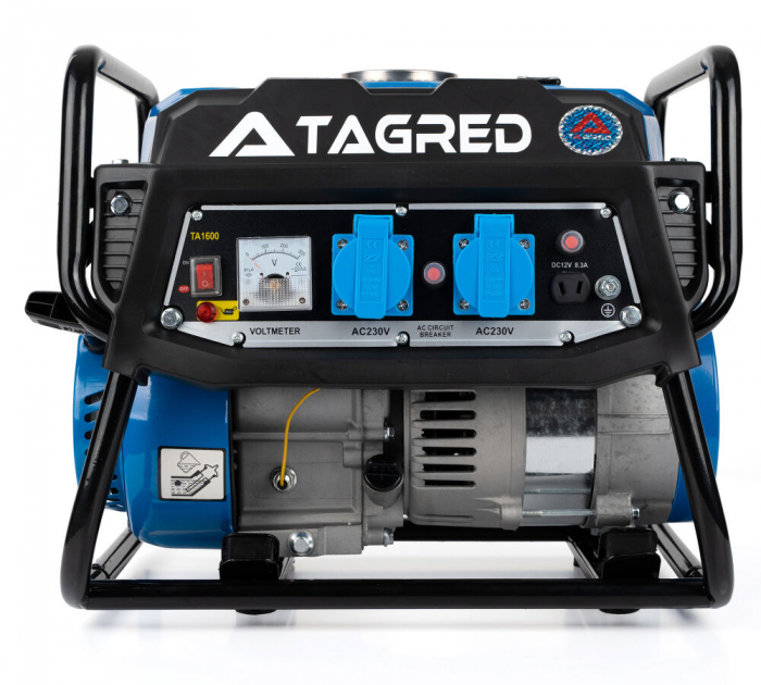Generator curent 1.6kw 1600W 230V 12 V motor pe benzina 3.5CP (TA1600) [2]