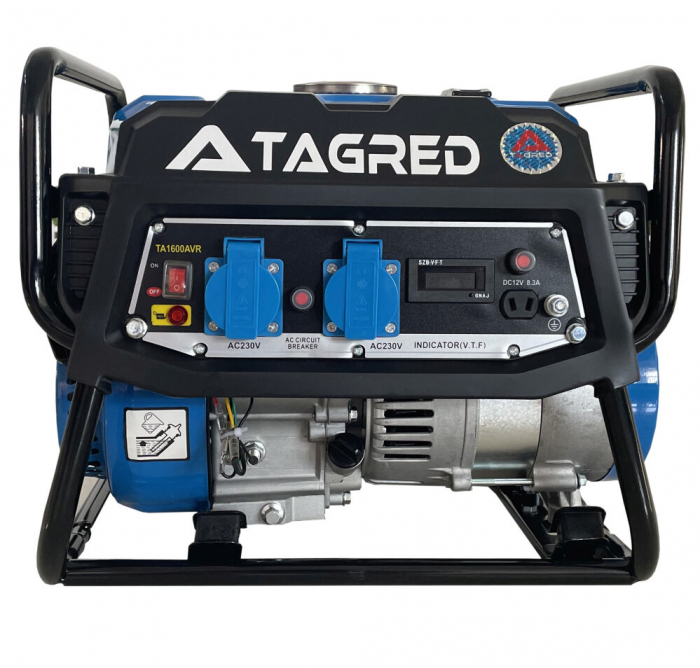 Generator curent 1.6kw 1600W 230V 12 V motor pe benzina 3.5CP (TA1600AVR) [1]