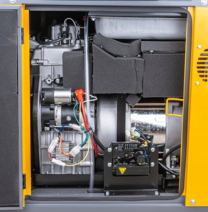 Generator curent 10kW 10000W 230V-400V diesel motorina 20CP (PM1226) [9]