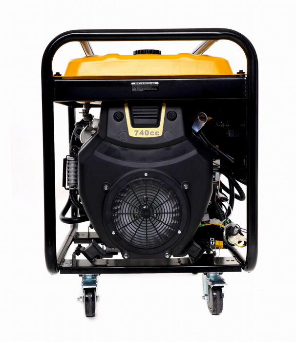Generator curent 15kW 15000W 230V-380V 12V pornire electrica motor benzina 20CP (KD196) [10]