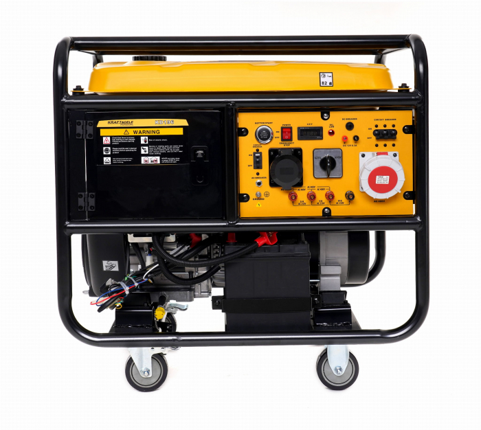 Generator curent 15kW 15000W 230V-380V 12V pornire electrica motor benzina 20CP (KD196) [7]
