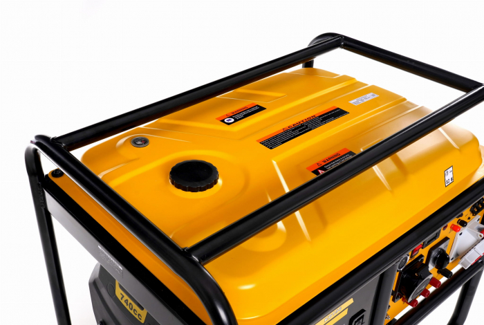 Generator curent 15kW 15000W 230V-380V 12V pornire electrica motor benzina 20CP (KD196) [6]