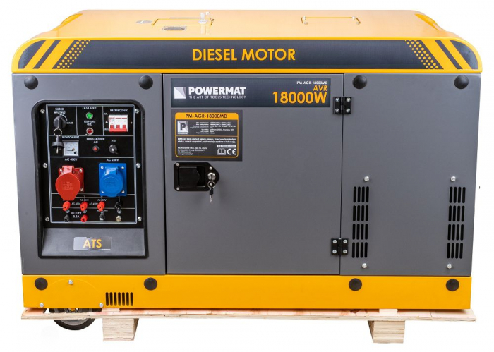 Generator curent 18kW 18000W 230V-400V diesel motorina 30CP (PM1227) [2]