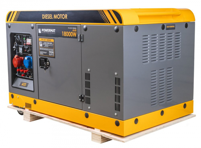 Generator curent 18kW 18000W 230V-400V diesel motorina 30CP (PM1227) [3]