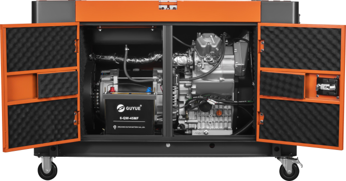Generator curent 19 kW 19000W 230 2x400V motor benzina (KD3246) [11]