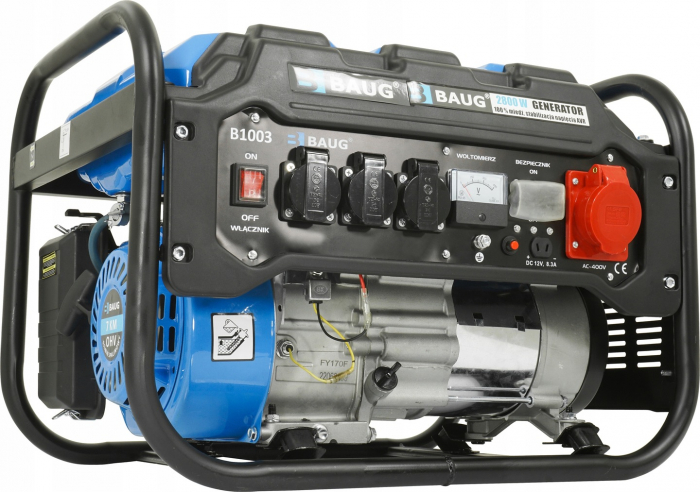 Generator curent 2.8kW 2800W 230V 380V 12V motor benzina 7CP (B1003) [3]