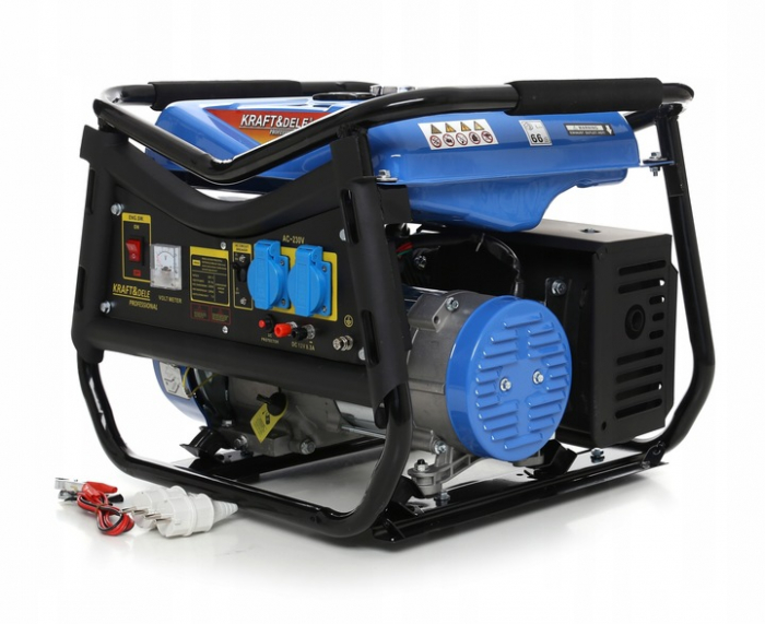 Generator curent 3.0kW 3000W 2x230V 12V motor benzina 7CP (KD141) [2]