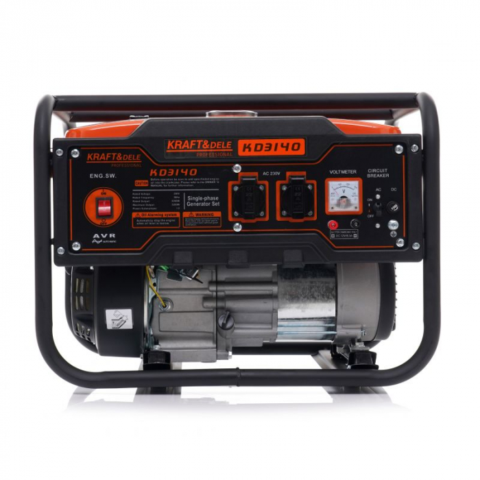 Generator curent 3.2kW 3200W 230V 12V motor benzina (KD3140/KD180) [9]