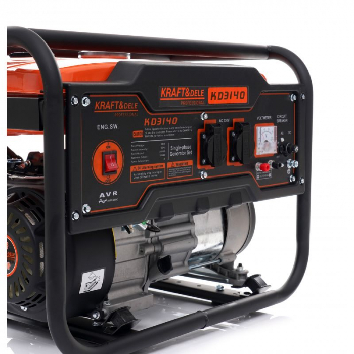 Generator curent 3.2kW 3200W 230V 12V motor benzina (KD3140/KD180) [15]