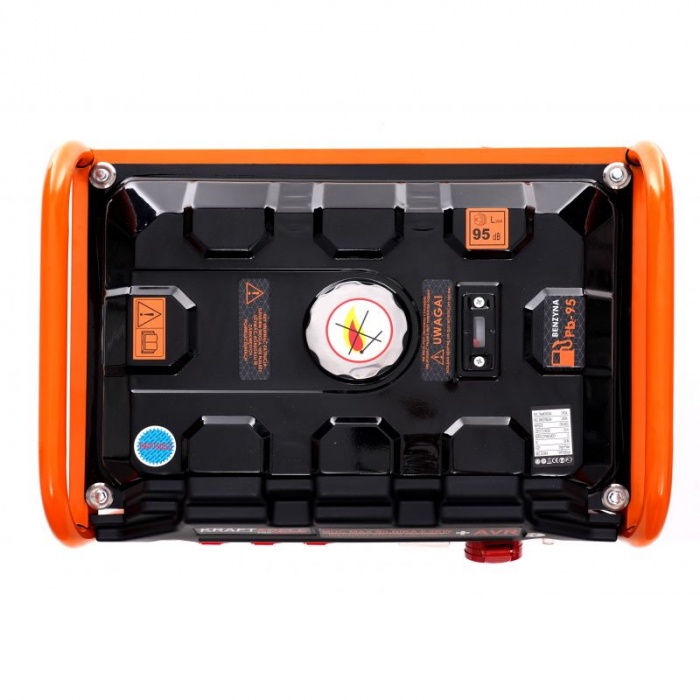 Resigilat-Generator curent 3.5kW 3500W 230V 380V 12V motor benzina 7CP (KD161) [11]