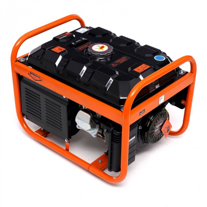 Generator curent 3.5kW 3500W 230V 380V 12V motor benzina 7CP (KD161) [9]