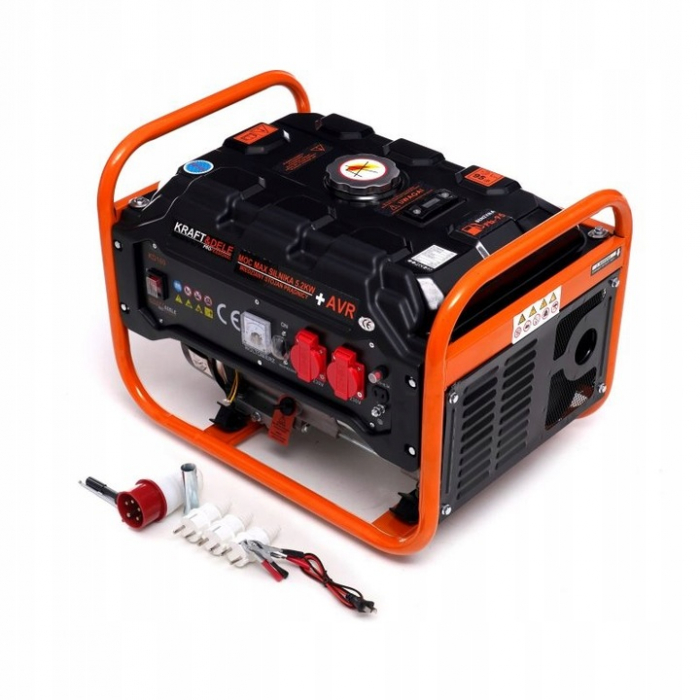 Generator curent 3.5kW 3500W 2x230V 12V motor benzina 7CP (KD160) [4]