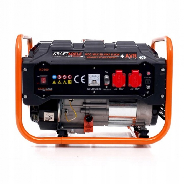 Generator curent 3.5kW 3500W 2x230V 12V motor benzina 7CP (KD160) [1]