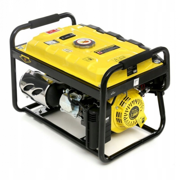 Generator curent 3.5kW 3500W 2x230V 12V motor benzina 7CP LCD (KD149) [3]