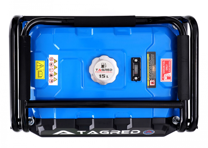 Generator curent 3.5kw 3500W 2x230V 12V motor pe benzina 7.5CP (TA3500GHWX) [6]