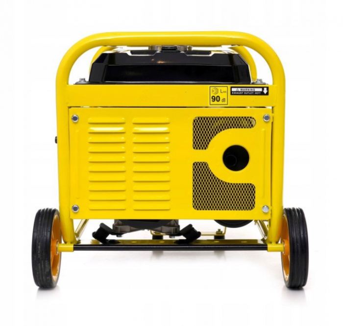Generator curent 3.8kW 3800W 230V 12V + manere si roti motor benzina 7CP (KD125) [11]