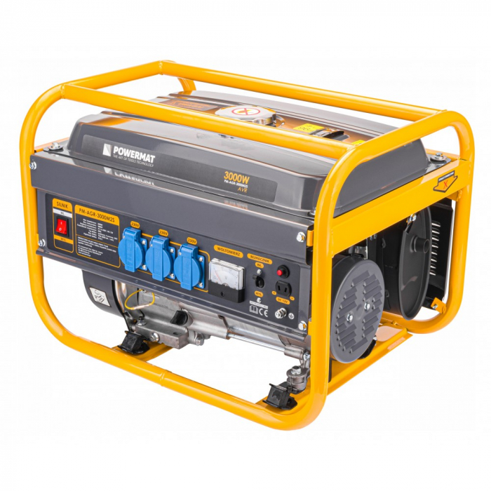 Generator curent 3kW 3000W 230V 12V motor benzina 7CP (PM1197) [4]