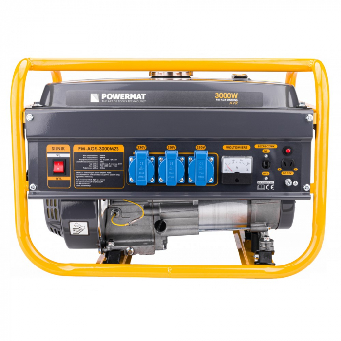 Generator curent 3kW 3000W 230V 12V motor benzina 7CP (PM1197) [3]