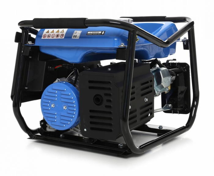 Generator curent 3kW 3000W 230V 12V + pornire electrica la cheie motor benzina 7CP (KD143) [2]