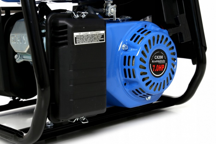 Generator curent 3kW 3000W 230V 12V + pornire electrica la cheie motor benzina 7CP (KD143) [8]