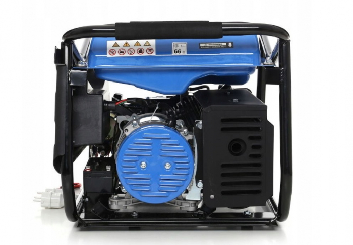 Generator curent 3kW 3000W 230V 12V + pornire electrica la cheie motor benzina 7CP (KD143) [9]