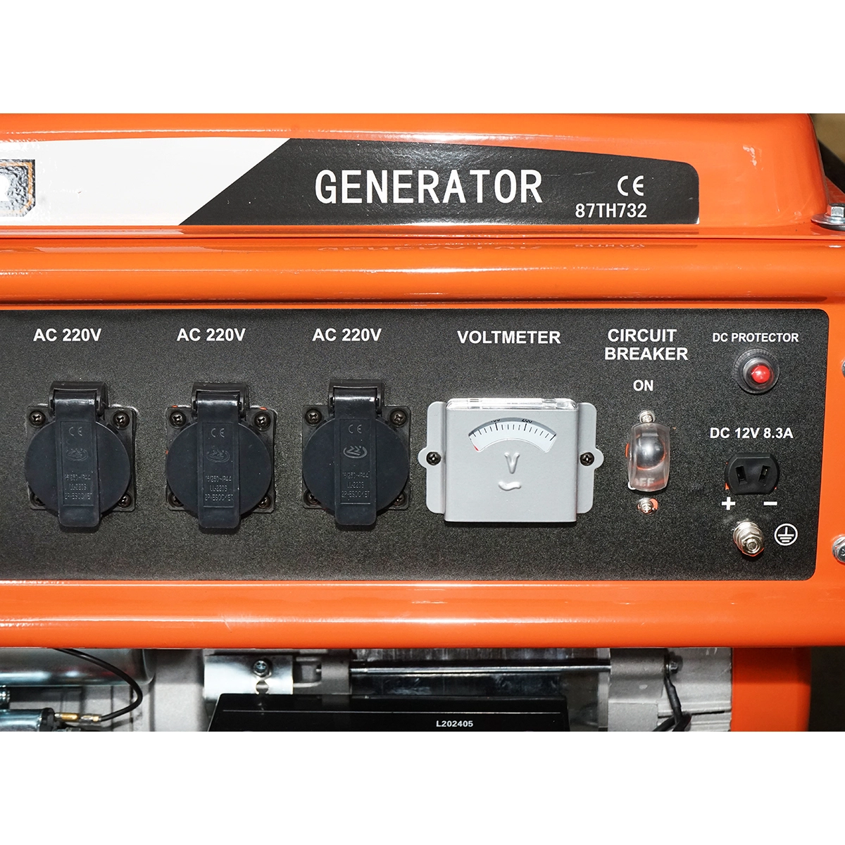 Generator curent 5.5kW 5500W 220V 12V  15CP pornire electrica si manuala DISDT45 (87TH732) [6]