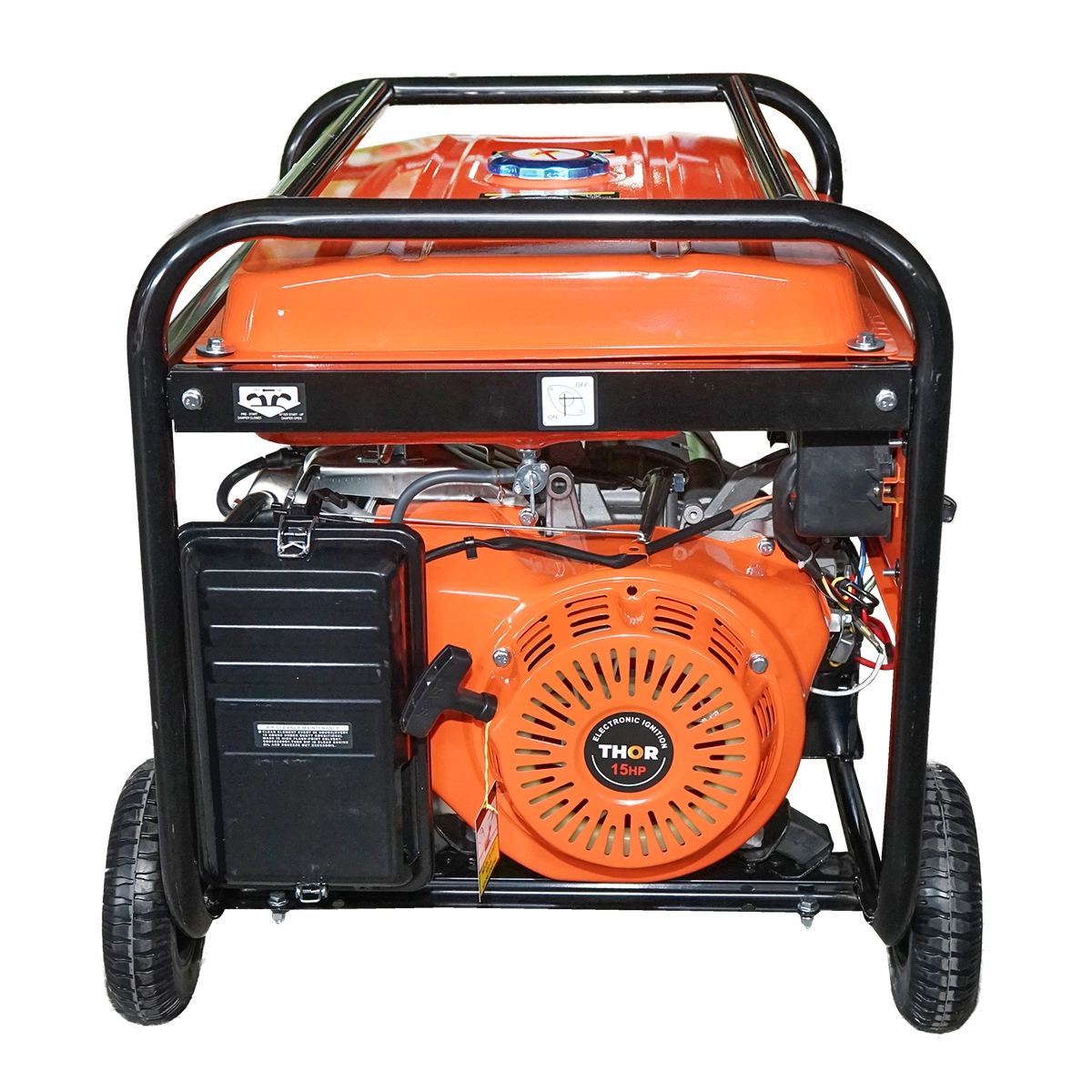 Generator curent 5.5kW 5500W 220V 12V  15CP pornire electrica si manuala DISDT45 (87TH732) [4]