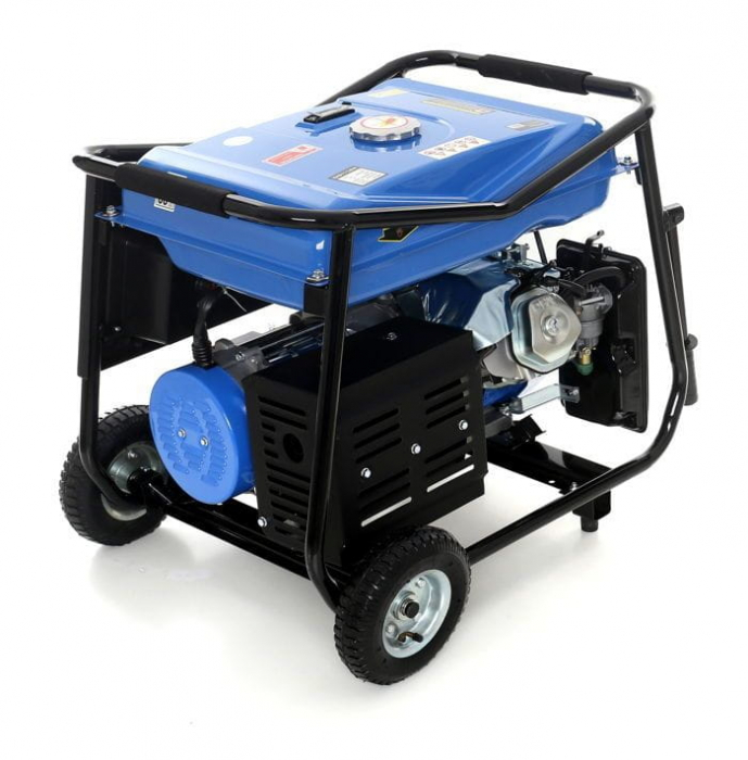 Generator curent 5kW 5000W 230V 12V+pornire la cheie+manere si roti motor benzina 7CP (KD145) [4]