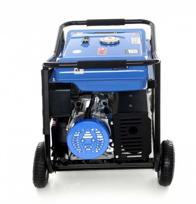 Generator curent 5kW 5000W 230V 12V+pornire la cheie+manere si roti motor benzina 7CP (KD145) [3]