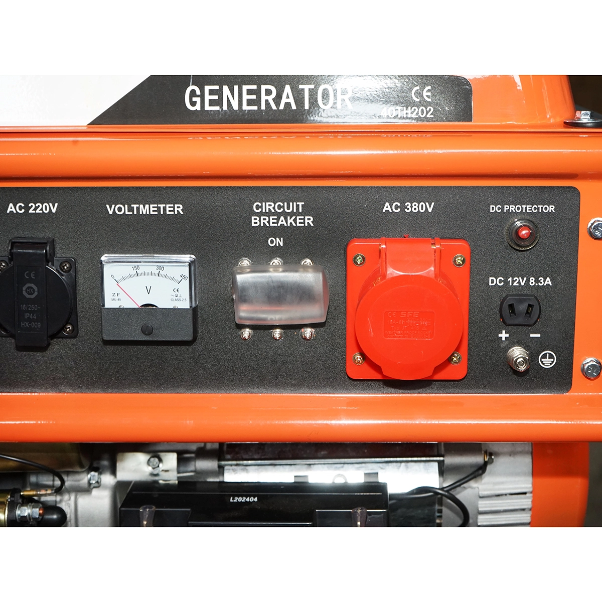Generator curent 7.2kW 7200W 220-380V 12V motor benzina pornire electrica si manuala  (40TH202) [7]