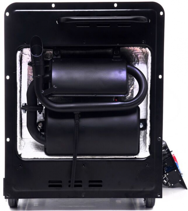 Generator curent 5kW 5000W 230v + ATS + roti +pornire electrica motor diesel motorina 10CP (TA7350DS) [9]