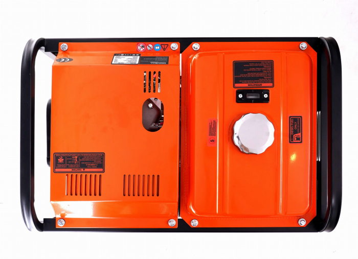 Generator curent 7.5kW 7500W 230V12V+pornire electrica la cheie motor diesel motorina 7.5CP (KD168) [10]
