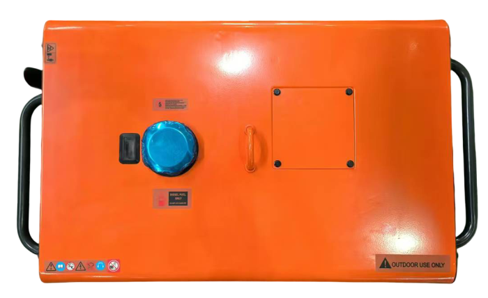 Generator curent 7kW 7000W 230V+ATS+pornire electrica motor diesel motorina 10CP (KD123_2K) [8]