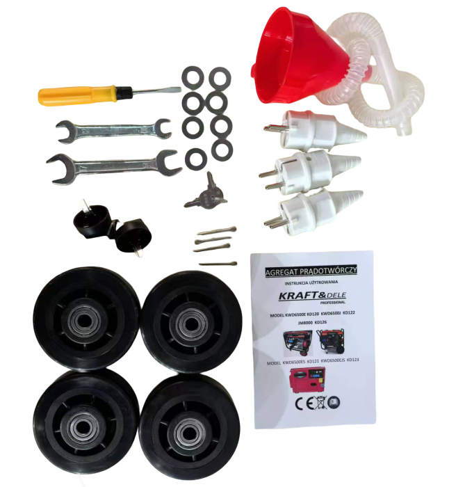 Generator curent 7kW 7000W 230V+ATS+pornire electrica motor diesel motorina 10CP (KD123_2K) [15]