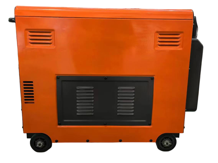 Generator curent 7kW 7000W 230V+ATS+pornire electrica motor diesel motorina 10CP (KD123_2K) [6]