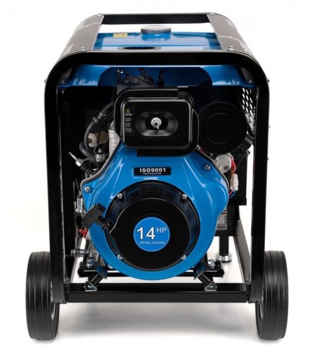 Generator curent 7kW 7000W 230v + pornire electrica motor diesel motorina 14 CP (TA10300D) [2]