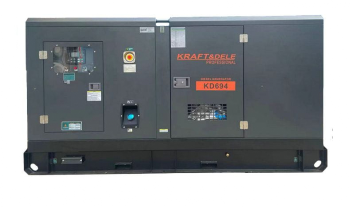 Generator curent monofazat monofazic 95kW 95000W 230V diesel motorina (KD694) [1]