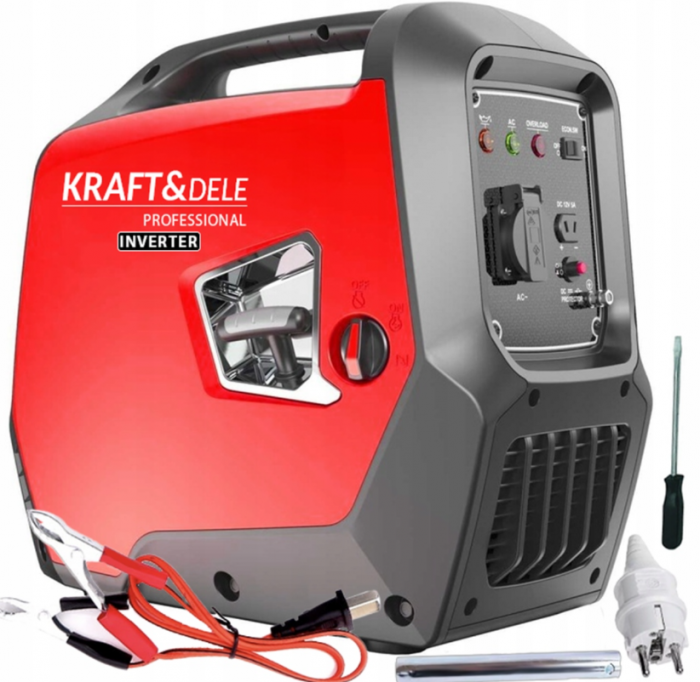Generator curent cu invertor inverter 2.5kw 2500W 230V 12V motor pe benzina 7CP (KD697) [1]