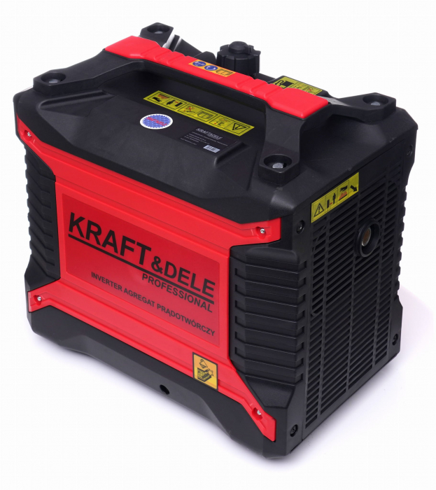 Generator curent cu invertor inverter 2.05kw 2050W 2x230V motor pe benzina 3.4CP (KD193) [7]