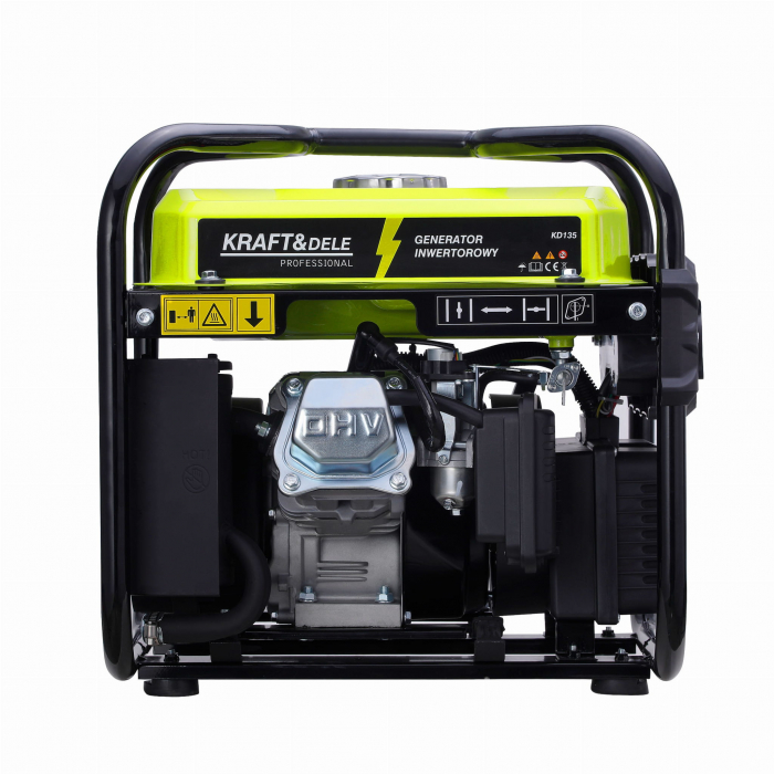 Generator curent cu invertor inverter 2kw 2000W 2x230V motor pe benzina 4CP (KD135) [4]