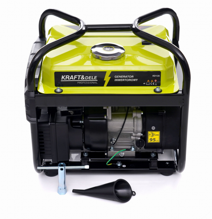 Generator curent cu invertor inverter 2kw 2000W 2x230V motor pe benzina 4CP (KD135) [1]