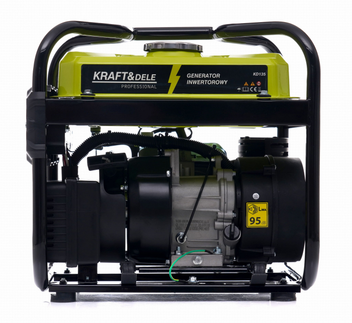 Generator curent cu invertor inverter 2kw 2000W 2x230V motor pe benzina 4CP (KD135) [5]