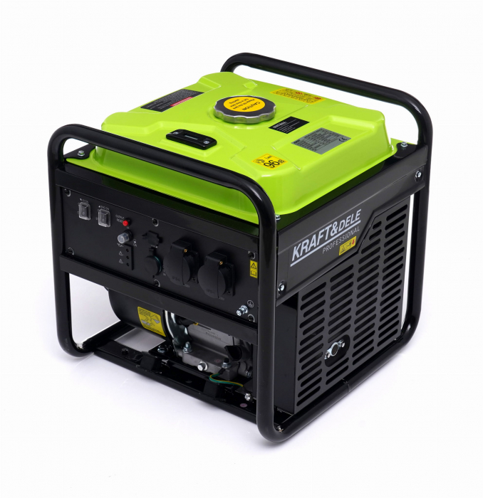Generator curent cu invertor inverter 4.3kw 4300W 230V 12V motor pe benzina 5.4CP (KD687) [1]