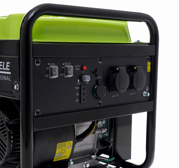 Generator curent cu invertor inverter 4.3kw 4300W 230V 12V motor pe benzina 5.4CP (KD687) [10]