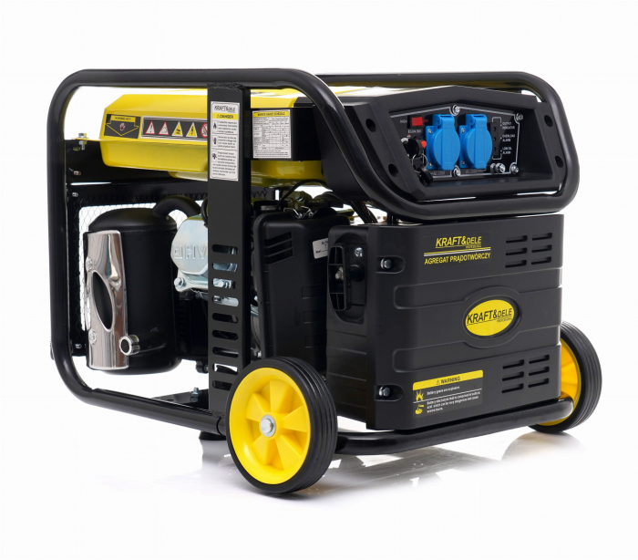 Generator curent cu invertor inverter 4.8kw 4800W 230V+manere si roti motor pe benzina 5.2CP (KD194) [1]